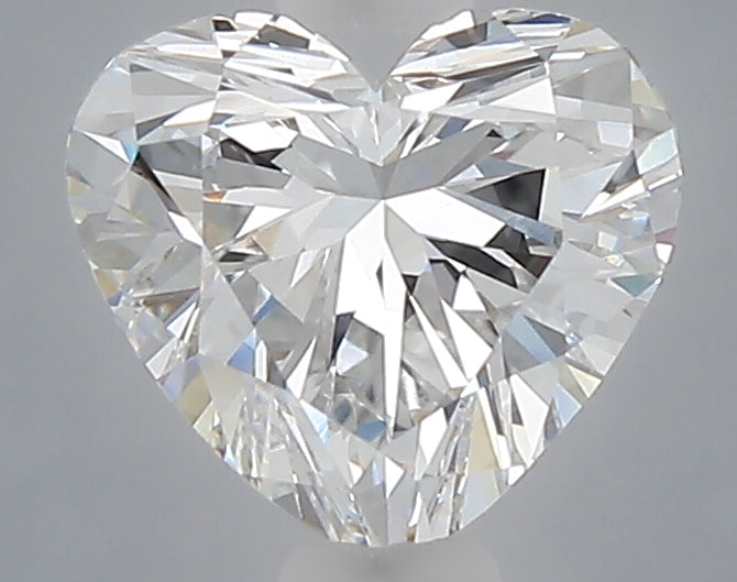 1.04 carat heart lab grown diamond E color VVS2 clarity