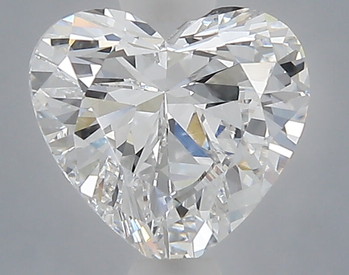 1.05 carat heart lab grown diamond D color VVS2 clarity