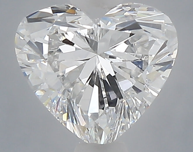 1.01 carat heart lab grown diamond D color VVS2 clarity