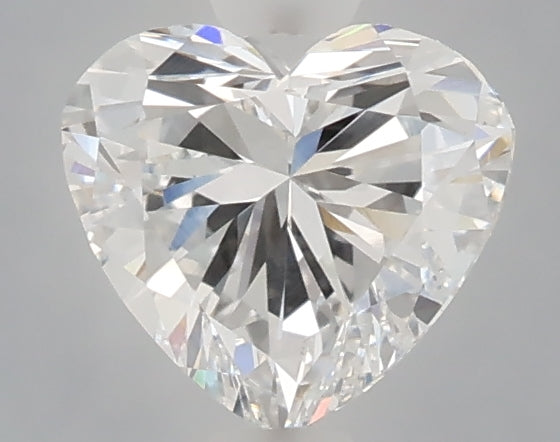 1.02 carat heart lab grown diamond D color VVS2 clarity