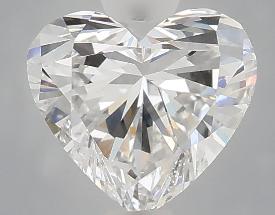 1.02 carat heart lab grown diamond E color VVS1 clarity