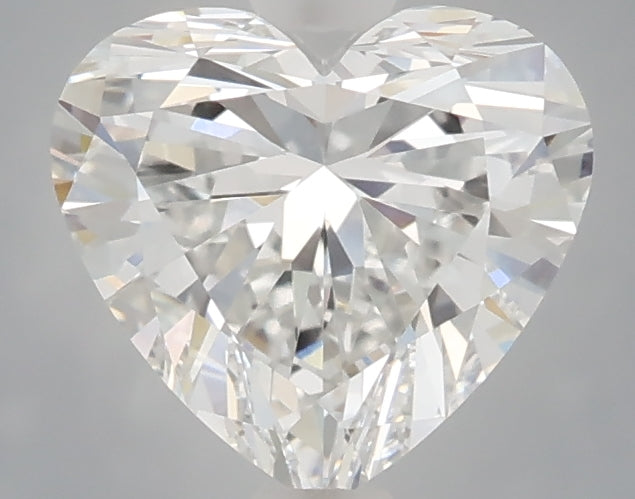 1.60 carat heart lab grown diamond E color VVS2 clarity