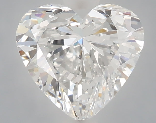 1.50 carat heart lab grown diamond E color VVS2 clarity