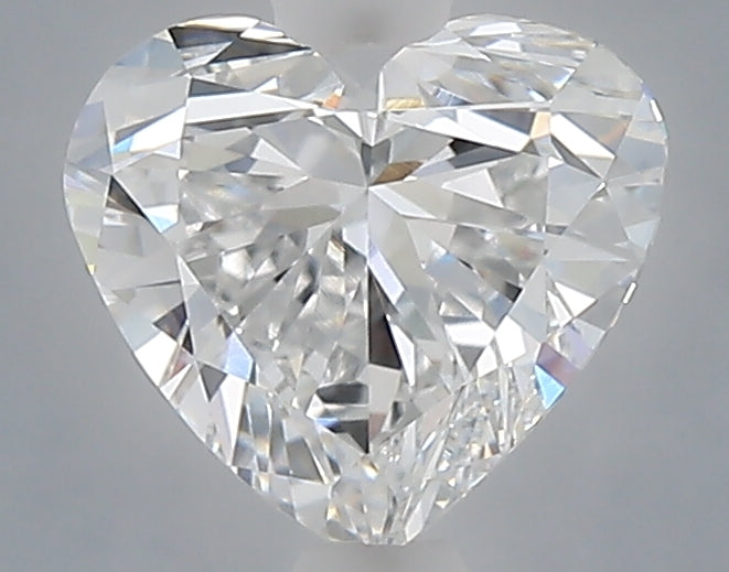 1.53 carat heart lab grown diamond D color VVS2 clarity