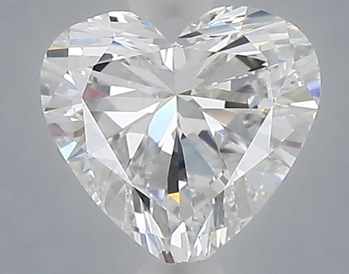 1.50 carat heart lab grown diamond E color VVS2 clarity