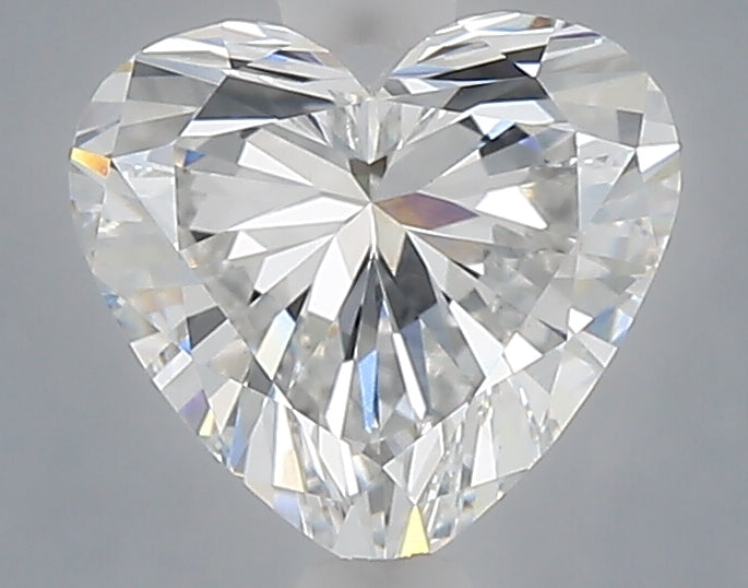 1.60 carat heart lab grown diamond E color VVS2 clarity