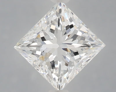 2.10 carat princess lab grown diamond E color VVS2 clarity