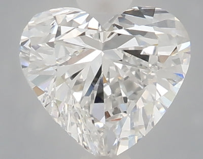 1.06 carat heart lab grown diamond E color VVS2 clarity
