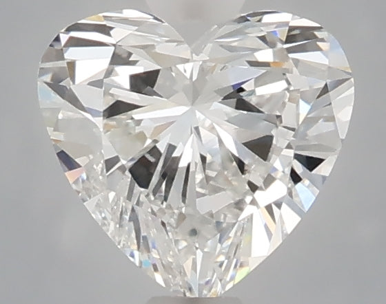 1.04 carat heart lab grown diamond E color VS1 clarity