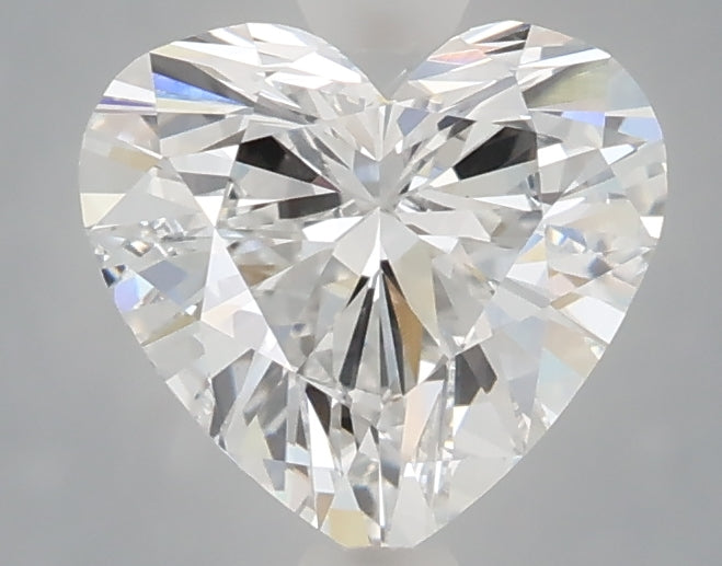 1.50 carat heart lab grown diamond D color VVS2 clarity