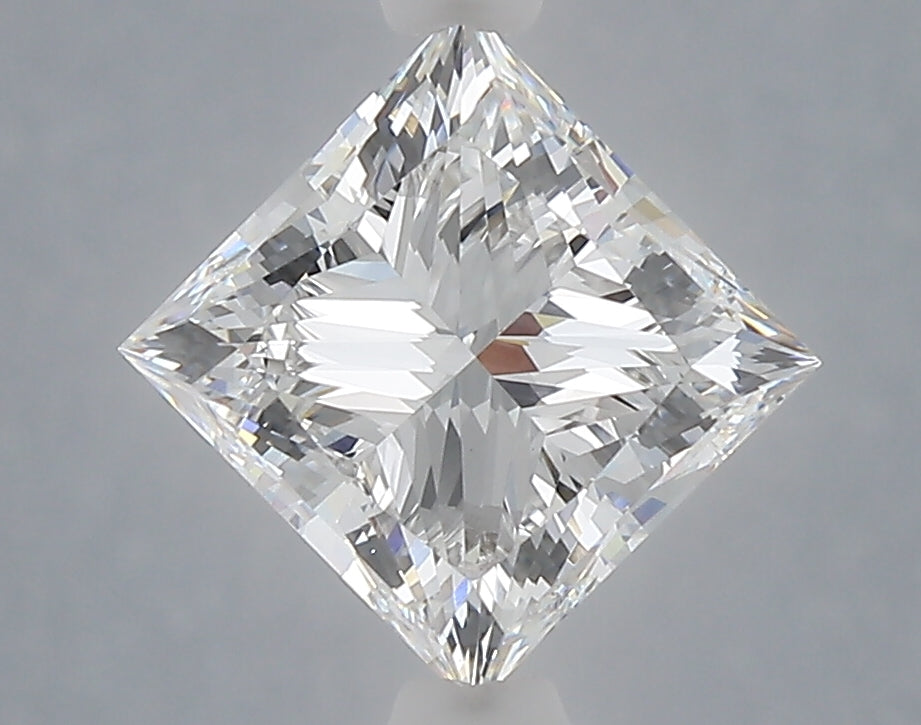 2.50 carat princess lab grown diamond E color VS1 clarity