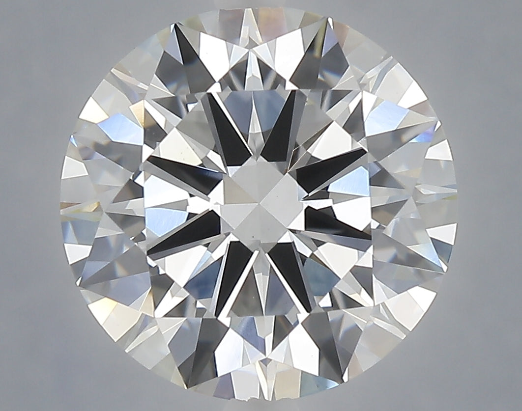 6.04 carat round lab grown diamond F color VS1 clarity