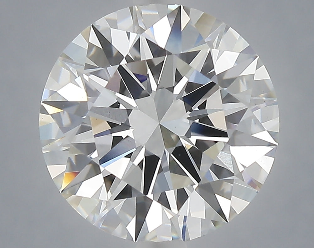 5.09 carat round lab grown diamond F color VS1 clarity