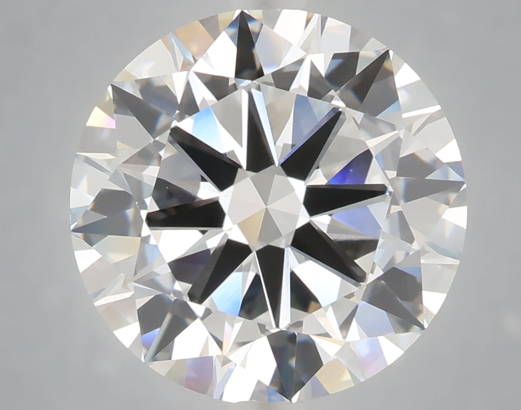 6.00 carat round lab grown diamond E color VVS2 clarity