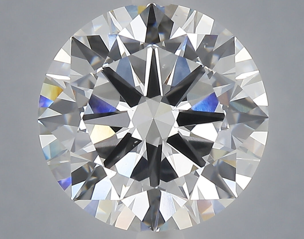 6.01 carat round lab grown diamond E color VS1 clarity