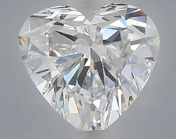 1.60 carat heart lab grown diamond D color VVS2 clarity