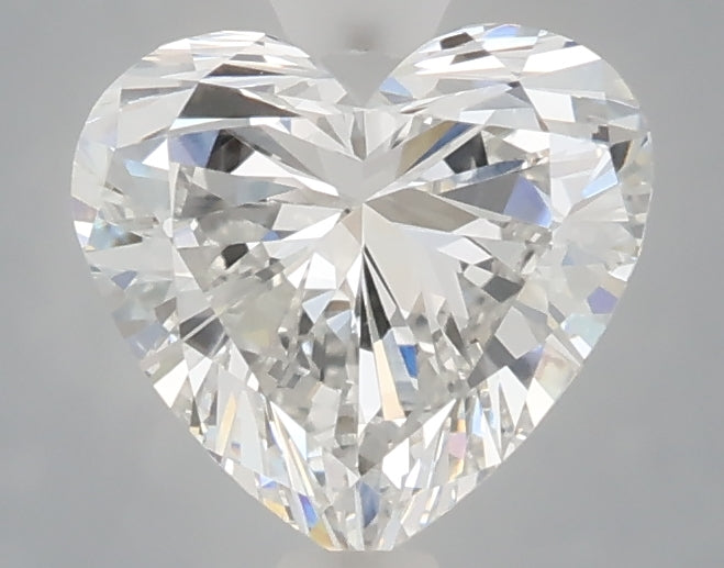 1.53 carat heart lab grown diamond E color VVS2 clarity