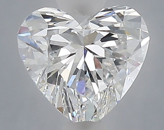 1.03 carat heart lab grown diamond E color VVS2 clarity