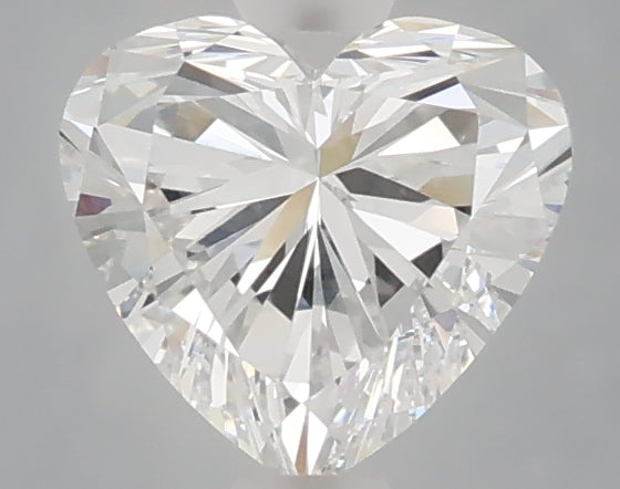 1.06 carat heart lab grown diamond E color VVS2 clarity