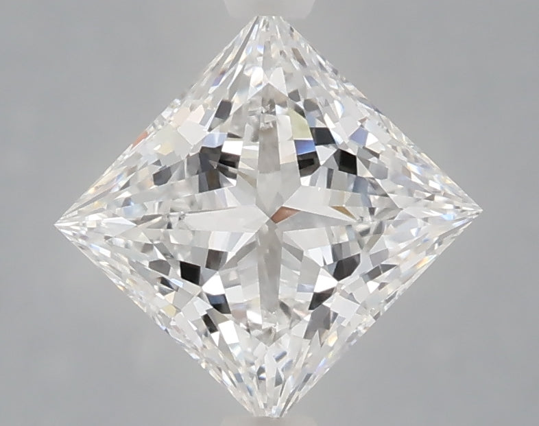 1.60 carat princess lab grown diamond D color VVS2 clarity