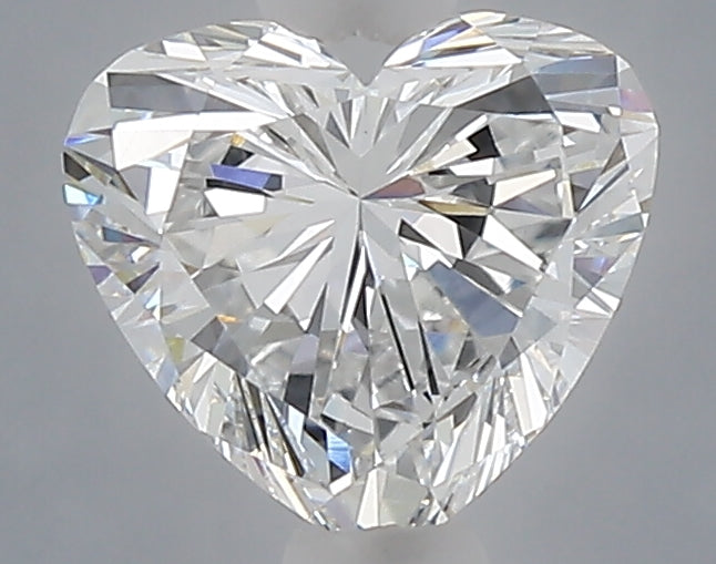 1.04 carat heart lab grown diamond E color VVS2 clarity