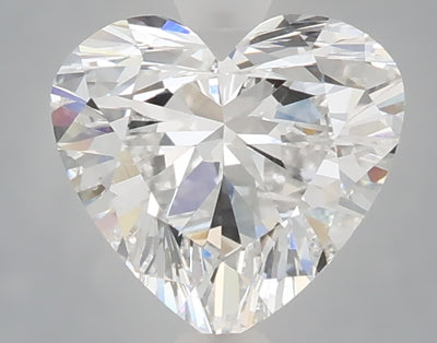 1.57 carat heart lab grown diamond D color VS1 clarity