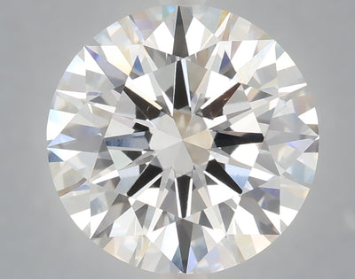 6.01 carat round lab grown diamond E color VS1 clarity