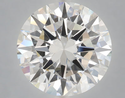 6.07 carat round lab grown diamond F color VS1 clarity