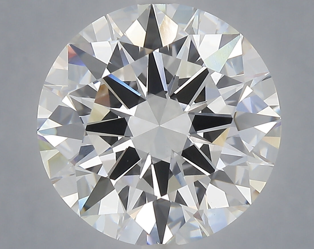 7.07 carat round lab grown diamond F color VS1 clarity