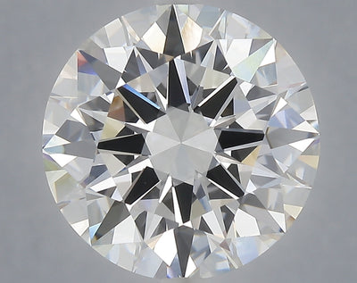 7.07 carat round lab grown diamond F color VS1 clarity