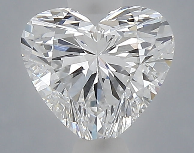1.02 carat heart lab grown diamond D color VVS2 clarity