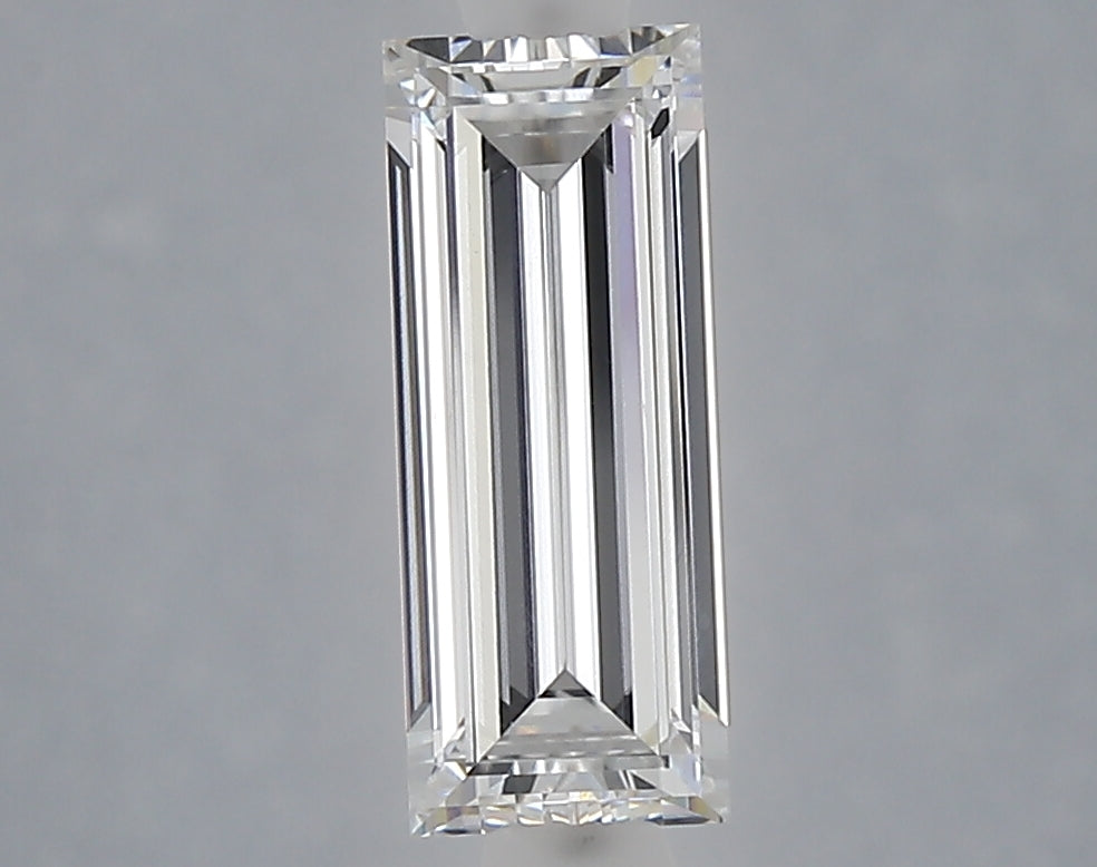 1.04 carat baguette lab grown diamond E color VVS2 clarity
