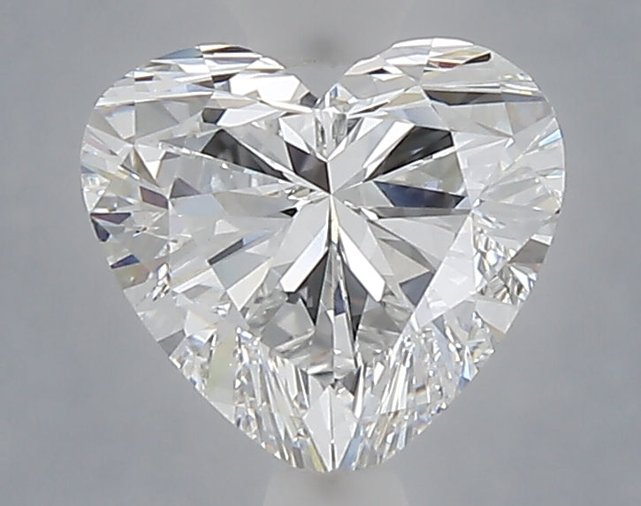 1.59 carat heart lab grown diamond D color VVS2 clarity
