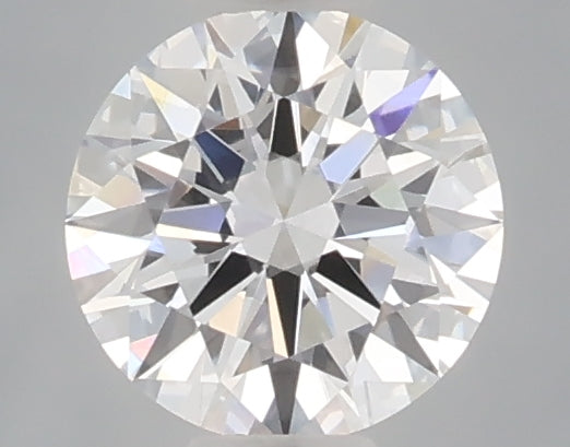 0.49 carat round lab grown diamond D color VS1 clarity