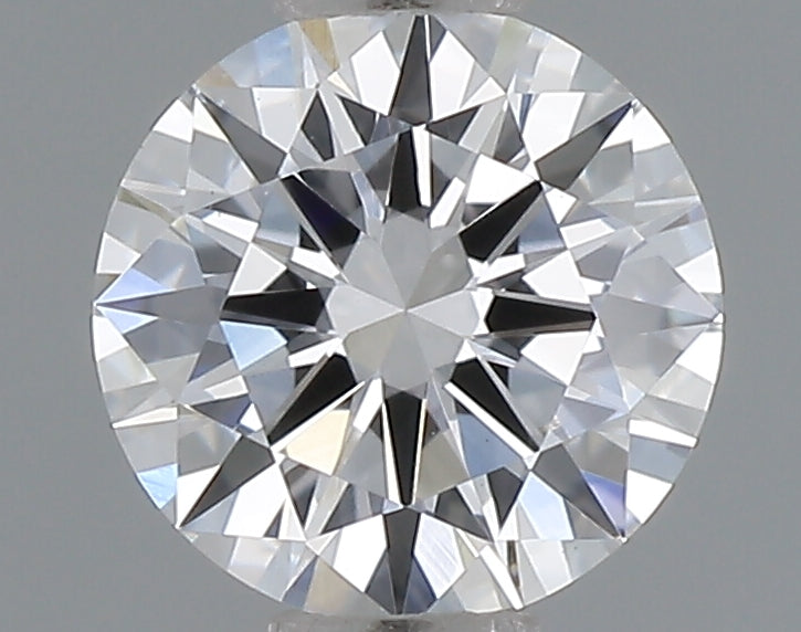 0.49 carat round lab grown diamond D color VS2 clarity