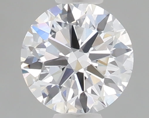 0.47 carat round lab grown diamond D color VVS2 clarity