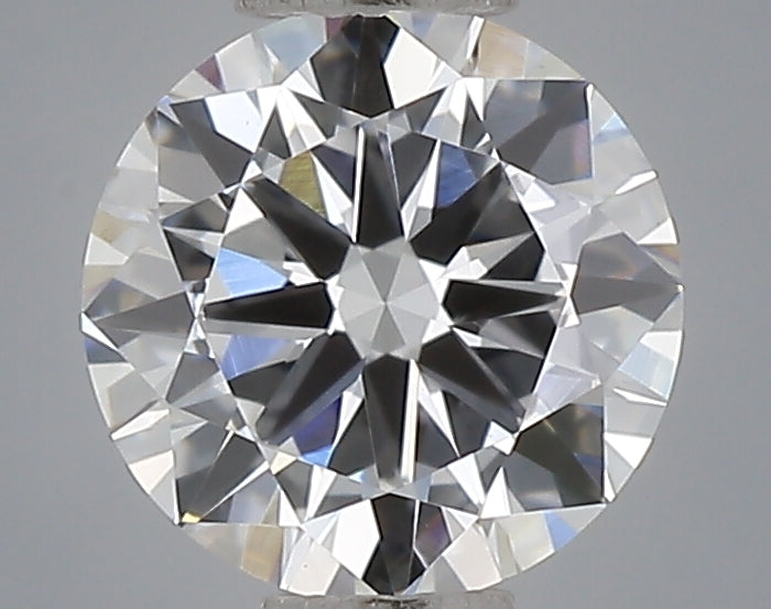 0.47 carat round lab grown diamond D color VS1 clarity