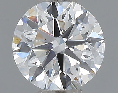 0.49 carat round lab grown diamond D color VVS2 clarity