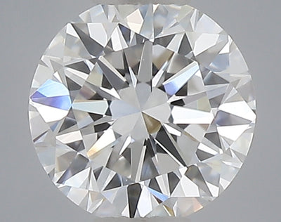 0.49 carat round lab grown diamond D color VVS2 clarity