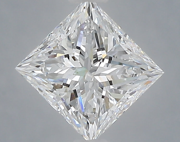1.09 carat princess lab grown diamond D color VVS2 clarity