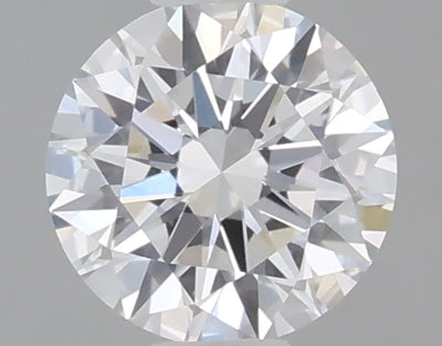 0.49 carat round lab grown diamond D color VVS2 clarity