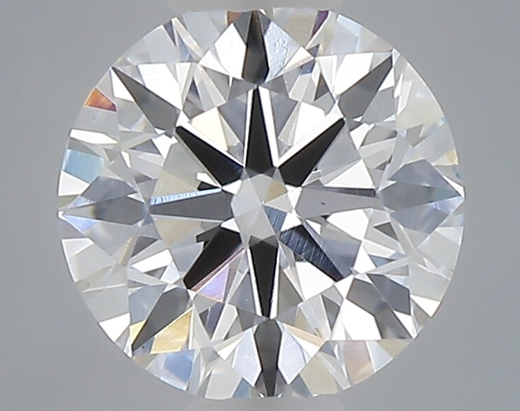 0.47 carat round lab grown diamond D color VS1 clarity