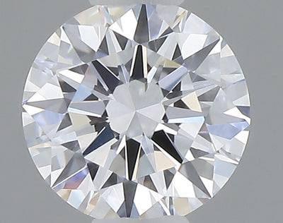 0.49 carat round lab grown diamond D color VVS2 clarity