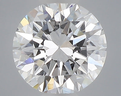 0.47 carat round lab grown diamond D color VVS2 clarity