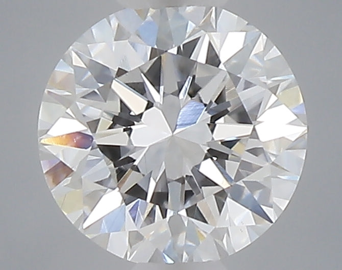 0.48 carat round lab grown diamond D color VVS2 clarity