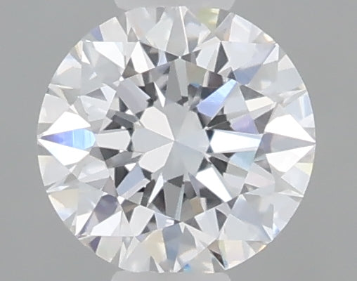 0.48 carat round lab grown diamond D color VVS2 clarity