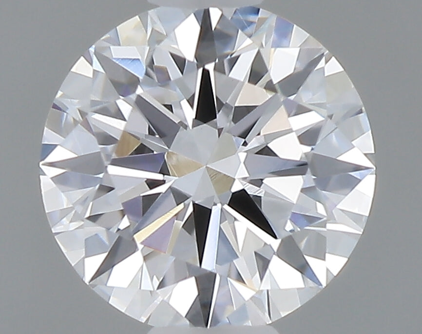 0.49 carat round lab grown diamond D color VVS2 clarity