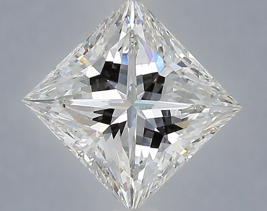 2.10 carat princess lab grown diamond F color VS1 clarity