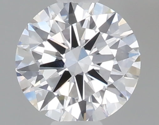 0.49 carat round lab grown diamond D color VVS2 clarity