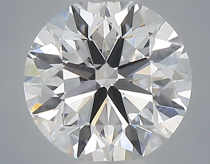 0.48 carat round lab grown diamond D color VVS2 clarity